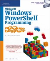 book Microsoft Windows PowerShell Programming for the Absolute Beginner