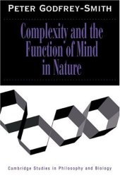 book Complexity and the Function of Mind in Nature