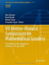 book VII Hotine-Marussi Symposium on Mathematical Geodesy: Proceedings of the Symposium in Rome, 6-10 June, 2009