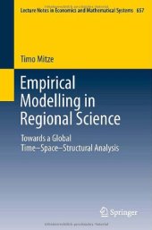 book Empirical Modelling in Regional Science: Towards a Global Time‒Space‒Structural Analysis