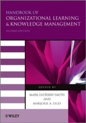 book Handbook of Organizational Learning and Knowledge Management (2nd ed)