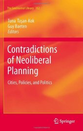 book Contradictions of Neoliberal Planning: Cities, Policies, and Politics