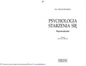 book Psychologia starzenia sie