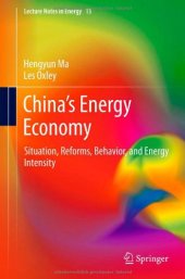 book China’s Energy Economy: Situation, Reforms, Behavior, and Energy Intensity