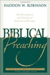 book Biblical Preaching: The Development and Delivery of Expository Messages