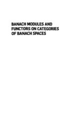 book Banach Modules and Functors on Categories of Banach Spaces