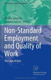 book Non-Standard Employment and Quality of Work: The Case of Italy