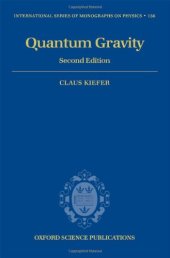 book Quantum gravity, Second Edition