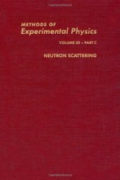 book Neutron Scattering Part C