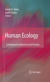 book Human Ecology: Contemporary Research and Practice