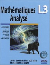 book Mathématiques Analyse L3 Cours complet avec 600 tests et exercices corrigés