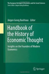 book Handbook of the History of Economic Thought: Insights on the Founders of Modern Economics