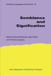 book Semblance and Signification (Iconicity in Language and Literature)