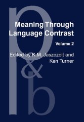 book Meaning Through Language Contrast, Volume 2