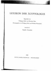 book Lexikon der Ägyptologie: Band IV: Megiddo - Pyramiden