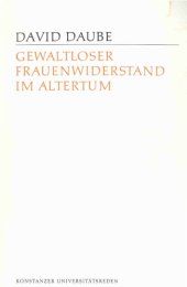 book Gewaltloser Frauenwiderstand im Altertum