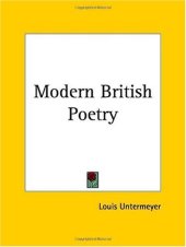 book Modern British Poetry