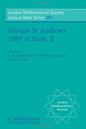 book Groups St Andrews 1997 in Bath, Volume 2