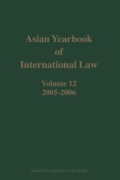 book Asian Yearbook of International Law 2005-2006 (Asian Yearbook of International Law)