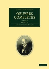 book Oeuvres completes, Volume 13: Series 2