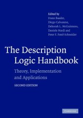 book The Description Logic Handbook: Theory, Implementation and Applications