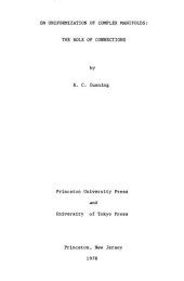 book On Uniformization of Complex Manifolds: The Role of Connections (Mathematical Notes)