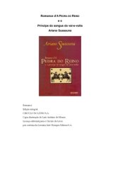 book Literatura: Romance da Pedra do Reino e o Príncipe do sangue do vai-e-volta