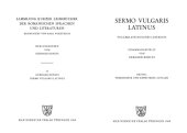 book Sermo Vulgaris Latinus : Vulgarlateinisches Lesebuch (Sammlung Kurzer Lehrbücher der Romanischen Sprachen und Literaturen)