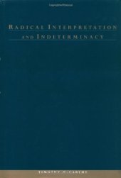 book Radical Interpretation and Indeterminacy