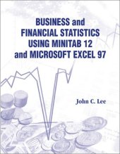 book Business and Financial Statistics Using Minitab 12 and Microsoft Excel 97