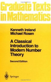 book A Classical Introduction to Modern Number Theory