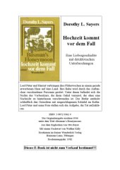 book Hochzeit kommt vor dem Fall. Eine Liebesgeschichte mit detektivischen Unterbrechungen