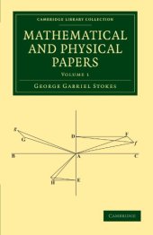 book Mathematical and Physical Papers, Volume 1