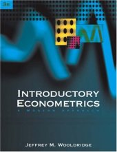 book Introductory Econometrics: A Modern Approach, 3rd Edition