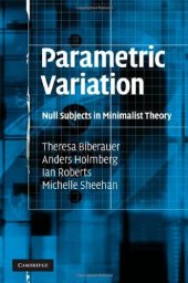 book Parametric Variation: Null Subjects in Minimalist Theory