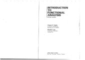 book Introduction to Functional Analysis