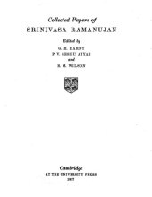 book Collected Papers of Srinivasa Ramanujan