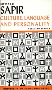 book Culture, Language and Personality: Selected Essays