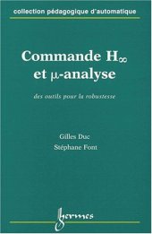 book Commande H infini et mu-analyse