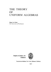 book The theory of uniform algebras