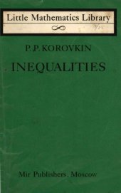 book Inequalities (Little Mathematics Library)