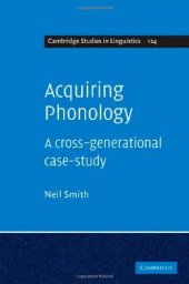 book Acquiring phonology: a cross-generational case-study