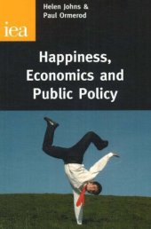 book Happiness, Economics and Public Policy