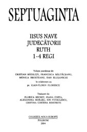 book Septuaginta 2. Iisus Nave. Judecatorii. Ruth. 1-4 Regi