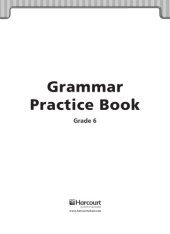 book Grammar Practice Book: Grade 6