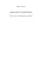 book Disipativna estetika