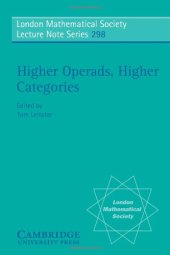 book Higher Operads, Higher Categories