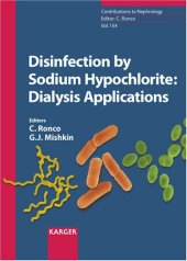 book Disinfection by Sodium Hypochlorite: Dialysis Applications