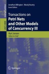 book Transactions on Petri Nets and Other Models of Concurrency III