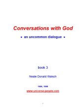 book Conversations With God: An Uncommon Dialogue, Book 3